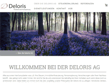 Tablet Screenshot of deloris.ch